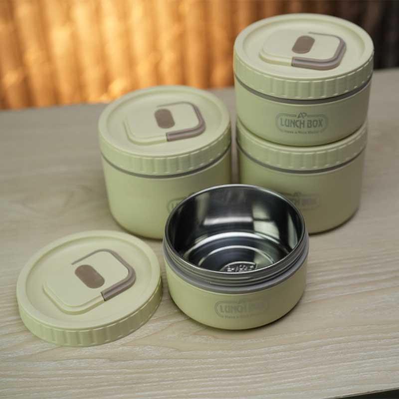 AP Stainless Steel Lunch Box 4 Layer Insulated Food Bag - Image 3