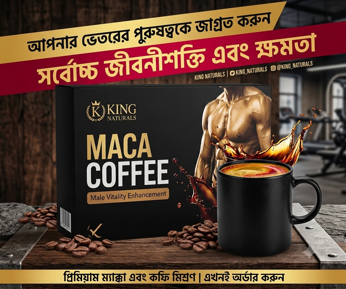 King Naturals Maca Coffee Male Vitality Drink (10 Pcs)