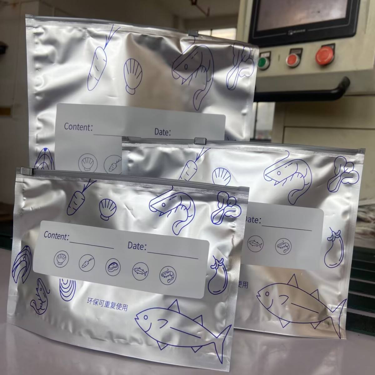 Reusable Aluminum Foil Ziplock Storage Bag (10 Pcs) - Image 6